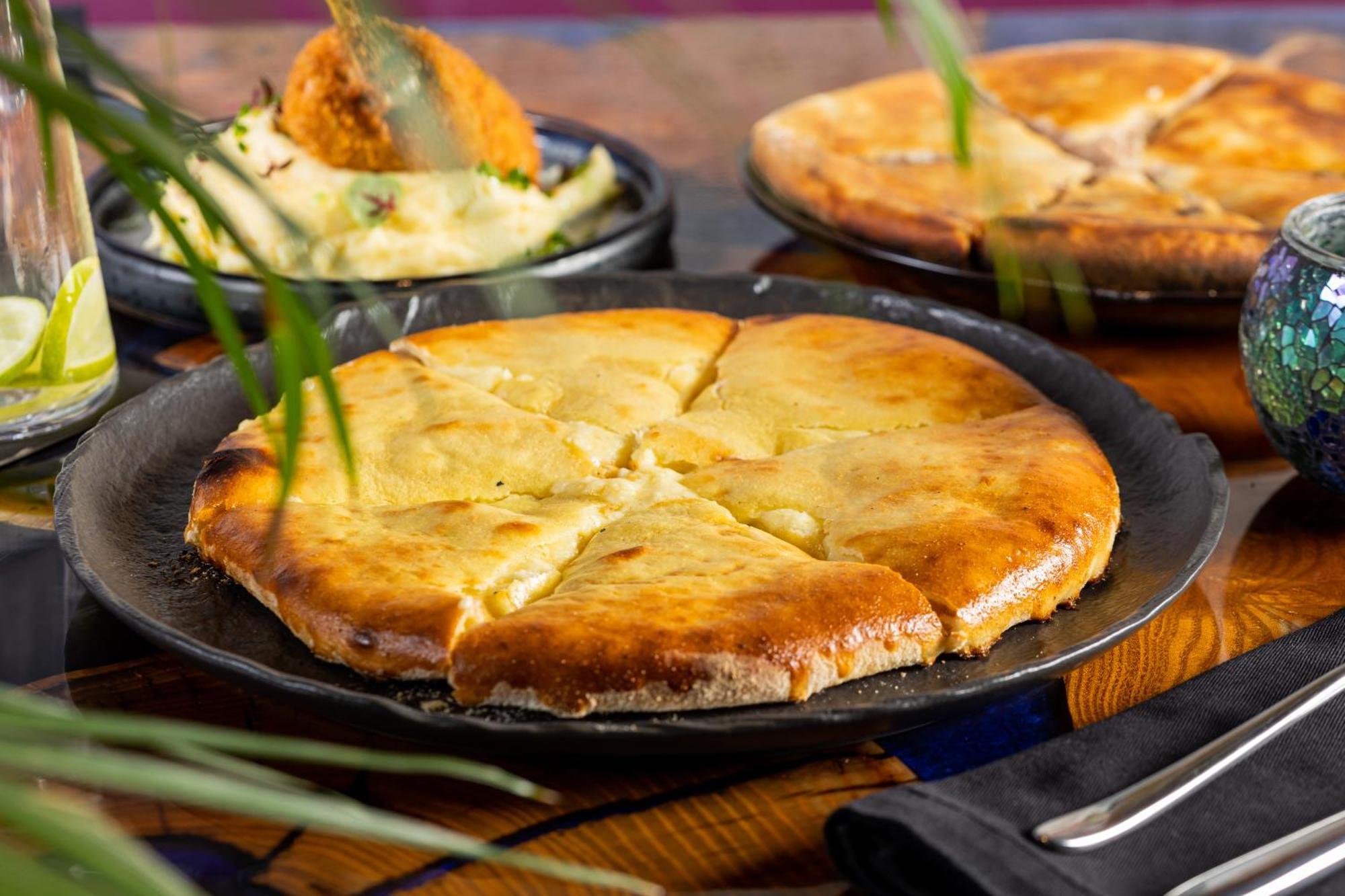 Theory Hotel Tbilisi Exterior photo A cheese quiche